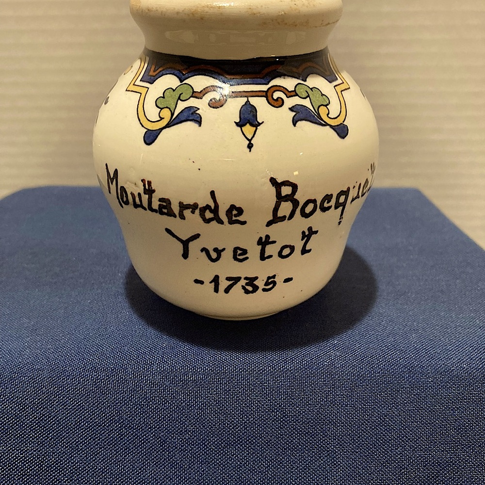 Vintage French Mustard Jar